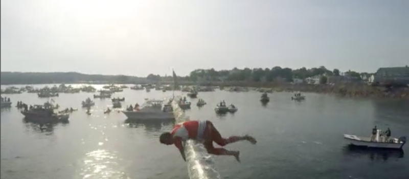 Gloucester’s Greasy Pole Contest Included in “Bay State Skye”