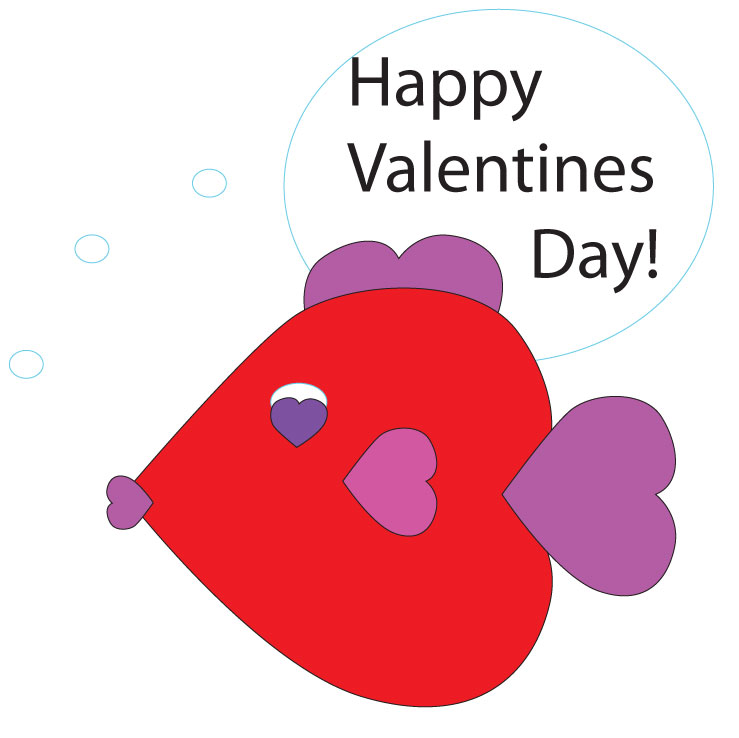 Valentine’s Heart Fish